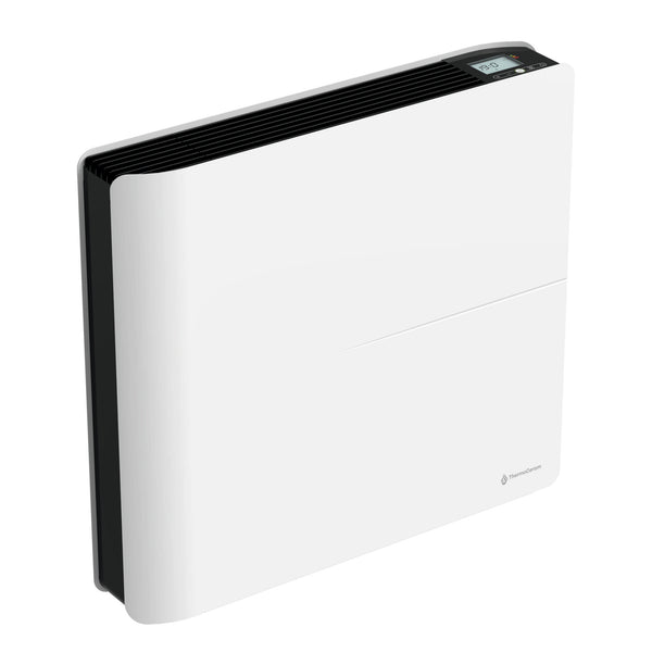 Radiatore elettrico connesso 1000W doppio sistema di riscaldamento orizzontale Bianco Molia