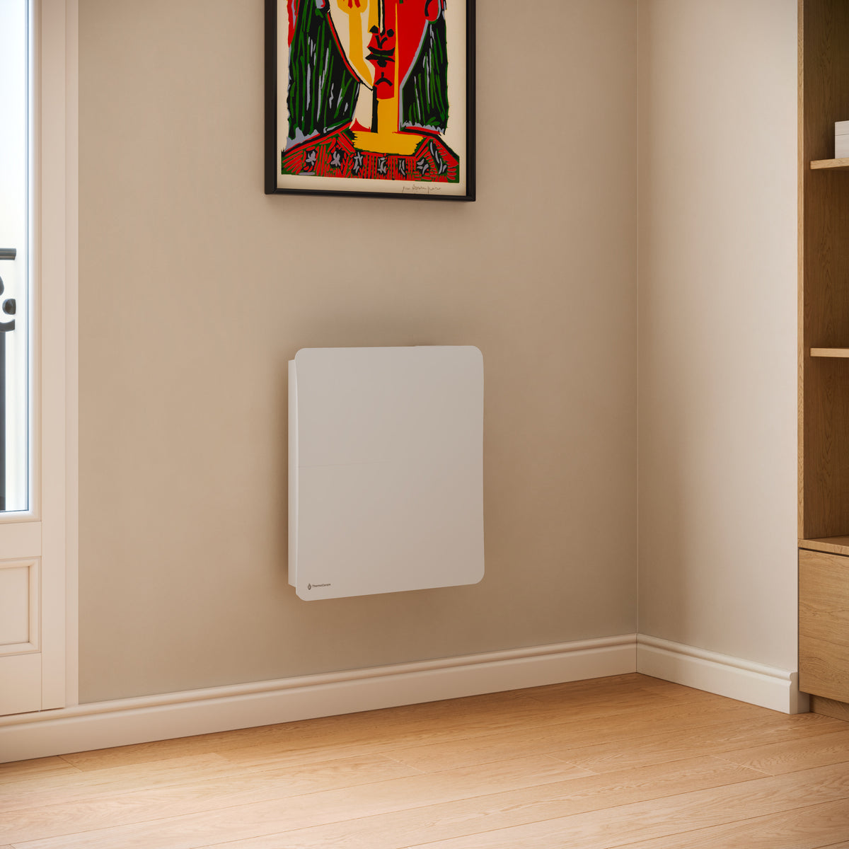 Radiateur Cira 1000 W blanc — vue produit