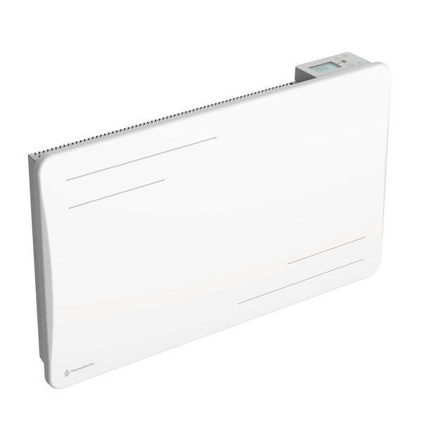Radiatore elettrico connesso 1500W a inerzia secca in ceramica orizzontale Bianco Alice