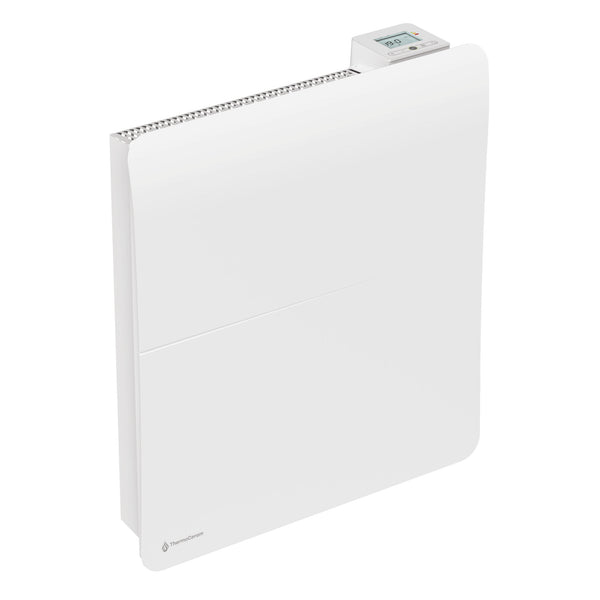 Radiatore elettrico connesso 1000W doppio sistema di riscaldamento orizzontale Bianco Cira